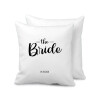Groom & Bride (Bride), Sofa cushion 40x40cm includes filling