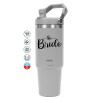 GREY color, 890ml (30oz) stainless Steel Tumbler with Handle