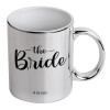 Mug ceramic, silver mirror, 330ml