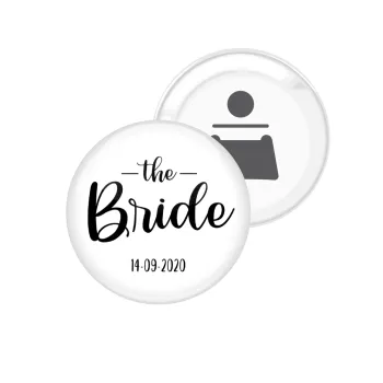 Groom & Bride (Bride), Μαγνητάκι και ανοιχτήρι μπύρας στρογγυλό διάστασης 5,9cm