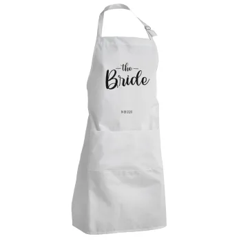 Groom & Bride (Bride), Ποδιά Σεφ Ολόσωμη Ενήλικων (με ρυθμιστικά και 2 τσέπες)