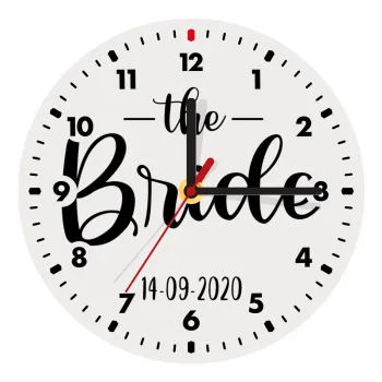 Groom & Bride (Bride), Ρολόι τοίχου ξύλινο (20cm)