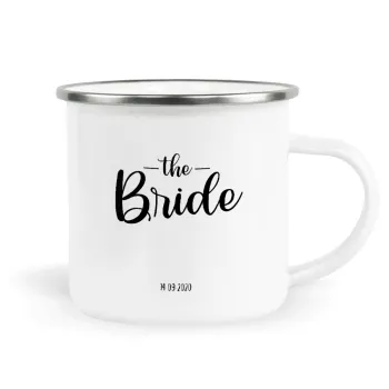 Groom & Bride (Bride), Κούπα Μεταλλική εμαγιέ λευκη 360ml