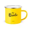 Yellow Enamel Metallic Cup 360ml