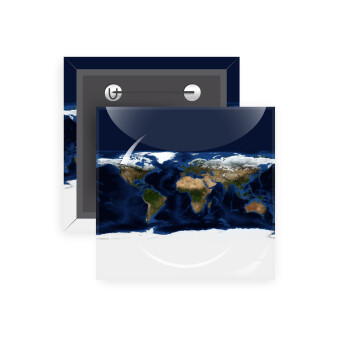 Earth map, Κονκάρδα παραμάνα τετράγωνη 5x5cm