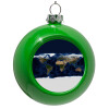 Στολίδι Χριστουγεννιάτικη μπάλα δένδρου Πράσινο 8cm