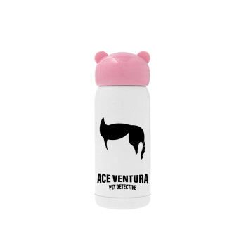 Ace Ventura Pet Detective, Ροζ ανοξείδωτο παγούρι θερμό (Stainless steel), 320ml