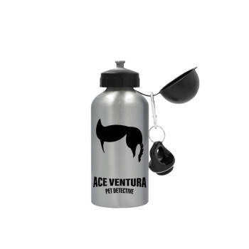 Ace Ventura Pet Detective, Μεταλλικό παγούρι νερού, Ασημένιο, αλουμινίου 500ml