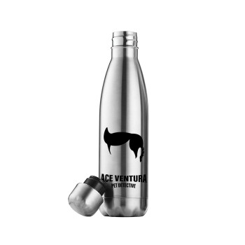 Ace Ventura Pet Detective, Μεταλλικό παγούρι θερμός Inox (Stainless steel), διπλού τοιχώματος, 500ml
