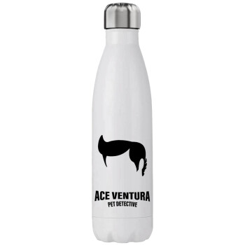 Ace Ventura Pet Detective, Μεταλλικό παγούρι θερμός (Stainless steel), διπλού τοιχώματος, 750ml
