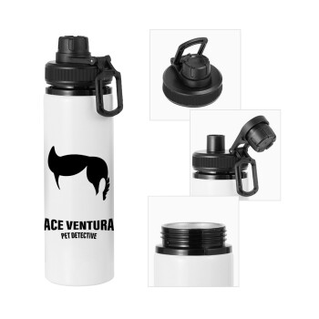 Ace Ventura Pet Detective, Metal water bottle with safety cap, aluminum 850ml