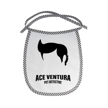 Ace Ventura Pet Detective, Σαλιάρα μωρού αλέκιαστη με κορδόνι Μαύρη