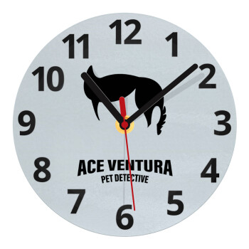 Ace Ventura Pet Detective, Ρολόι τοίχου γυάλινο (20cm)