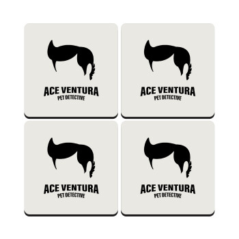 Ace Ventura Pet Detective, ΣΕΤ 4 Σουβέρ ξύλινα τετράγωνα