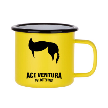 Ace Ventura Pet Detective, Κούπα Μεταλλική εμαγιέ ΜΑΤ Κίτρινη 360ml