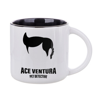 Ace Ventura Pet Detective, Κούπα κεραμική 400ml Λευκή/Μαύρη