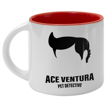 Ace Ventura Pet Detective, Κούπα κεραμική 400ml Λευκή/Κόκκινη