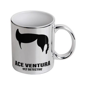 Ace Ventura Pet Detective, Κούπα κεραμική, ασημένια καθρέπτης, 330ml