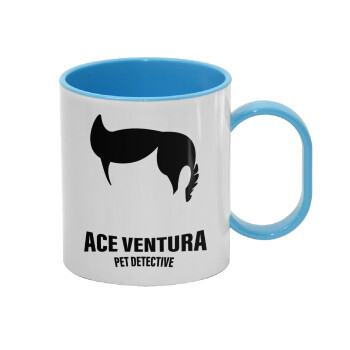 Ace Ventura Pet Detective, Κούπα (πλαστική) (BPA-FREE) Polymer Μπλε για παιδιά, 330ml