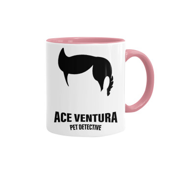 Ace Ventura Pet Detective, Κούπα χρωματιστή ροζ, κεραμική, 330ml