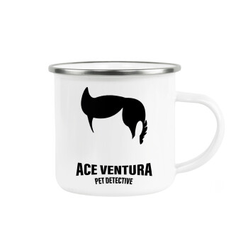 Ace Ventura Pet Detective, Metallic enamel cup white 360ml