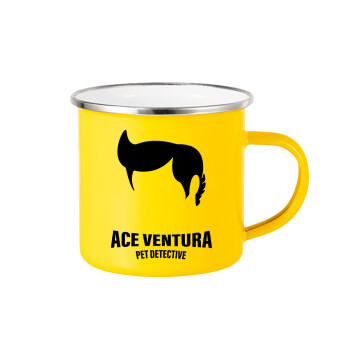 Ace Ventura Pet Detective, Κούπα Μεταλλική εμαγιέ Κίτρινη 360ml