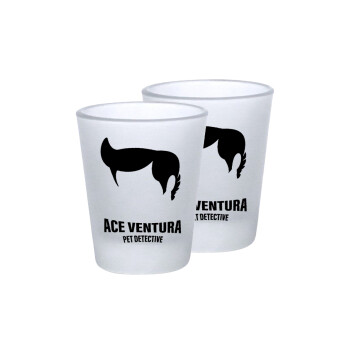 Ace Ventura Pet Detective, Σφηνοπότηρα γυάλινα 45ml του πάγου (2 τεμάχια)