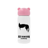 Pink stainless steel thermal flask, 320ml