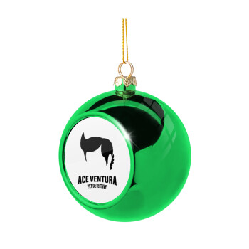 Ace Ventura Pet Detective, Χριστουγεννιάτικη μπάλα δένδρου Πράσινη 8cm