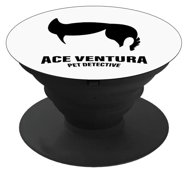 Ace Ventura Pet Detective — Phone Holders Stand  Μαύρο Βάση Στήριξης Κινητού στο Χέρι