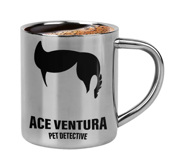 Ace Ventura Pet Detective — Double-wall metal cup for espresso (220ml)