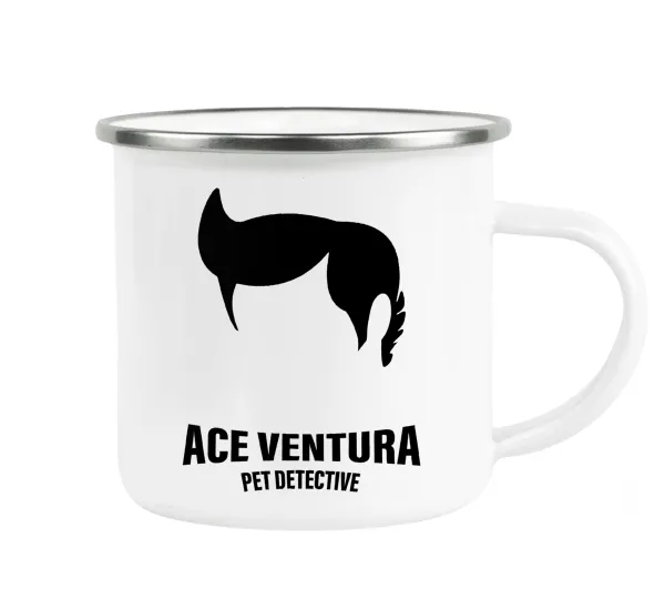 Ace Ventura Pet Detective — Metallic enamel cup white 360ml