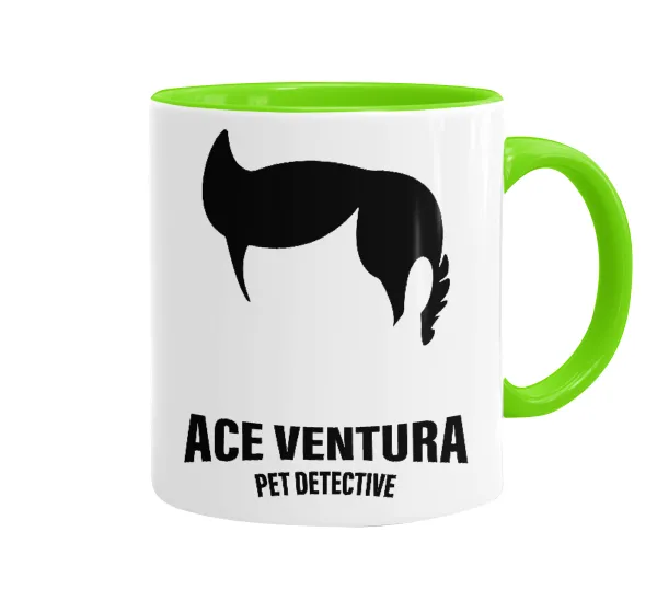 Ace Ventura Pet Detective — Κούπα χρωματιστή βεραμάν, κεραμική, 330ml