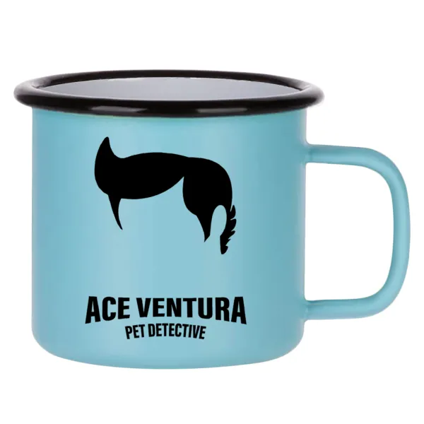 Ace Ventura Pet Detective — Κούπα Μεταλλική εμαγιέ ΜΑΤ σιέλ 360ml