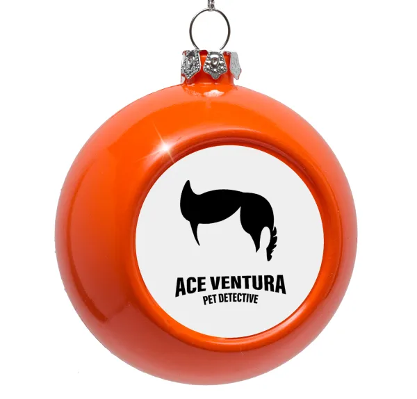 Ace Ventura Pet Detective — Στολίδι Χριστουγεννιάτικη μπάλα δένδρου Πορτοκαλί 8cm