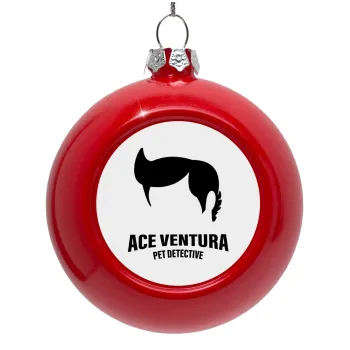 Ace Ventura Pet Detective, Red Christmas tree ornament bauble 8cm