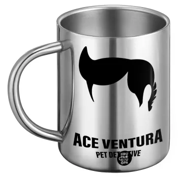 Ace Ventura Pet Detective, Ανοξείδωτη Μεταλλική Κούπα 450ml - Διπλού Τοιχώματος