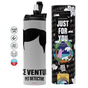 Ace Ventura Pet Detective, Tumbler stainless steel GREY 600ml