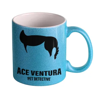 Ace Ventura Pet Detective, Κούπα Σιέλ Glitter που γυαλίζει, κεραμική, 330ml
