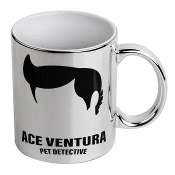 Ace Ventura Pet Detective, Κούπα κεραμική, ασημένια καθρέπτης, 330ml