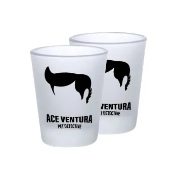 Ace Ventura Pet Detective, Σφηνοπότηρα γυάλινα 45ml του πάγου (2 τεμάχια)