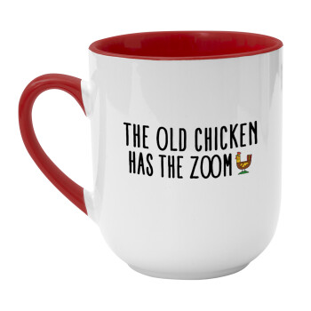 The old chicken has the zoom, Κούπα κεραμική tapered 260ml