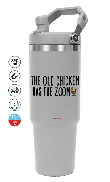 The old chicken has the zoom — 1