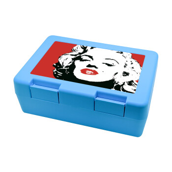 Merilin, Children's cookie container LIGHT BLUE 185x128x65mm (BPA free plastic)