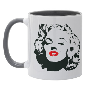 Merilin, Mug colored grey, ceramic, 330ml