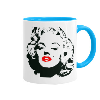 Merilin, Mug colored light blue, ceramic, 330ml