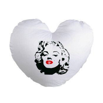 Merilin, Μαξιλάρι καναπέ καρδιά 40x40cm περιέχεται το  γέμισμα