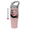 Pink color, 890ml (30oz) stainless Steel Tumbler with Handle