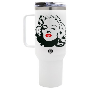 Merilin, Mega Tumbler με καπάκι, διπλού τοιχώματος (θερμό) 1,2L