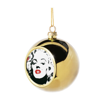 Merilin, Χριστουγεννιάτικη μπάλα δένδρου Χρυσή 8cm